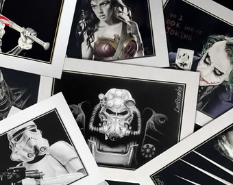 Lee Bourke Art Print – Signed Limited Edition, Pop Culture Icons