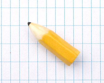 Pencil pin. Porcelain ceramics