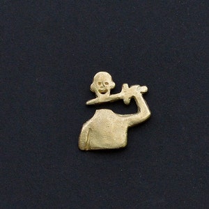 Beheading. Decapitation. Brass pin