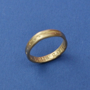 Medieval Posy Ring Etsy