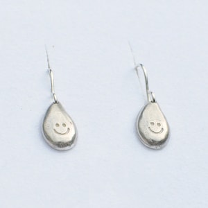 Tears of Joy. Silver earrings image 1