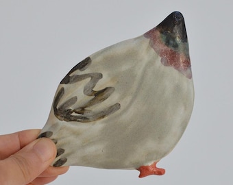 Big Pigeon. Ceramic wall sculpture