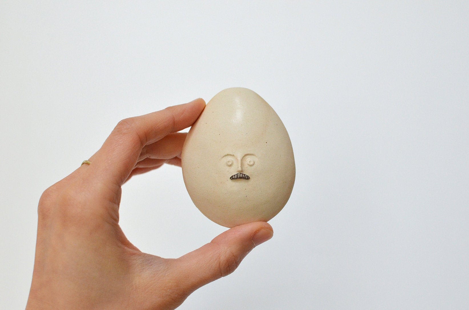 Humpty Dumpty. Egg Wall Decor in ceramics