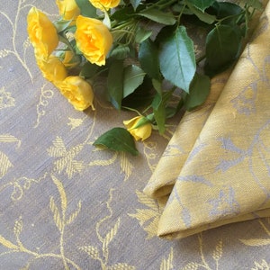 Custom linen tablecloth from jacquard linen square or rectangle tablecloth Christmas tablecloth image 5
