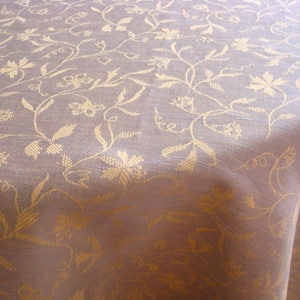 Custom linen tablecloth from jacquard linen square or rectangle tablecloth Christmas tablecloth image 6