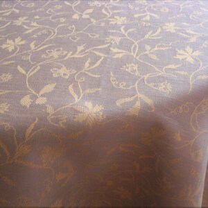 Custom linen tablecloth from jacquard linen square or rectangle tablecloth Christmas tablecloth image 8