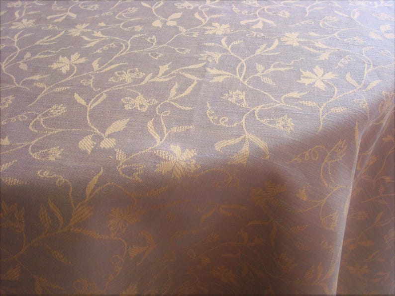 Custom linen tablecloth from jacquard linen square or rectangle tablecloth Christmas tablecloth image 8