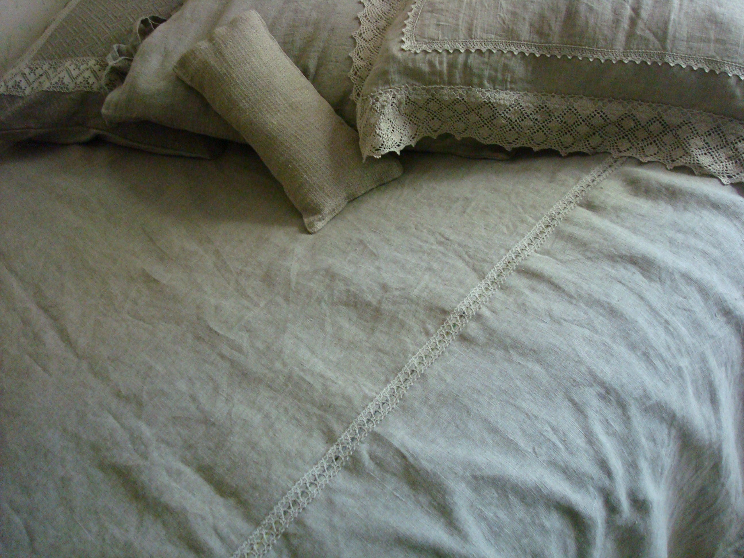 Linen Coverlet Natural Linen Bedspread Queen Twin Full King | Etsy
