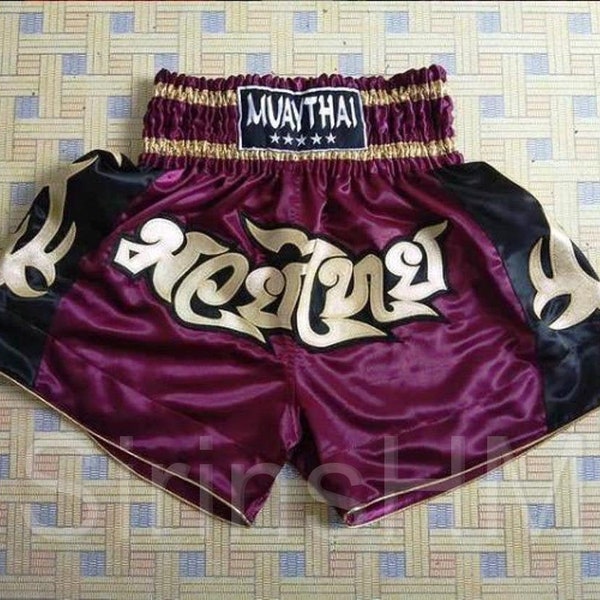 Stars Purple Zodiac Print Pattern Muay Thai Boxing Shorts main image 1