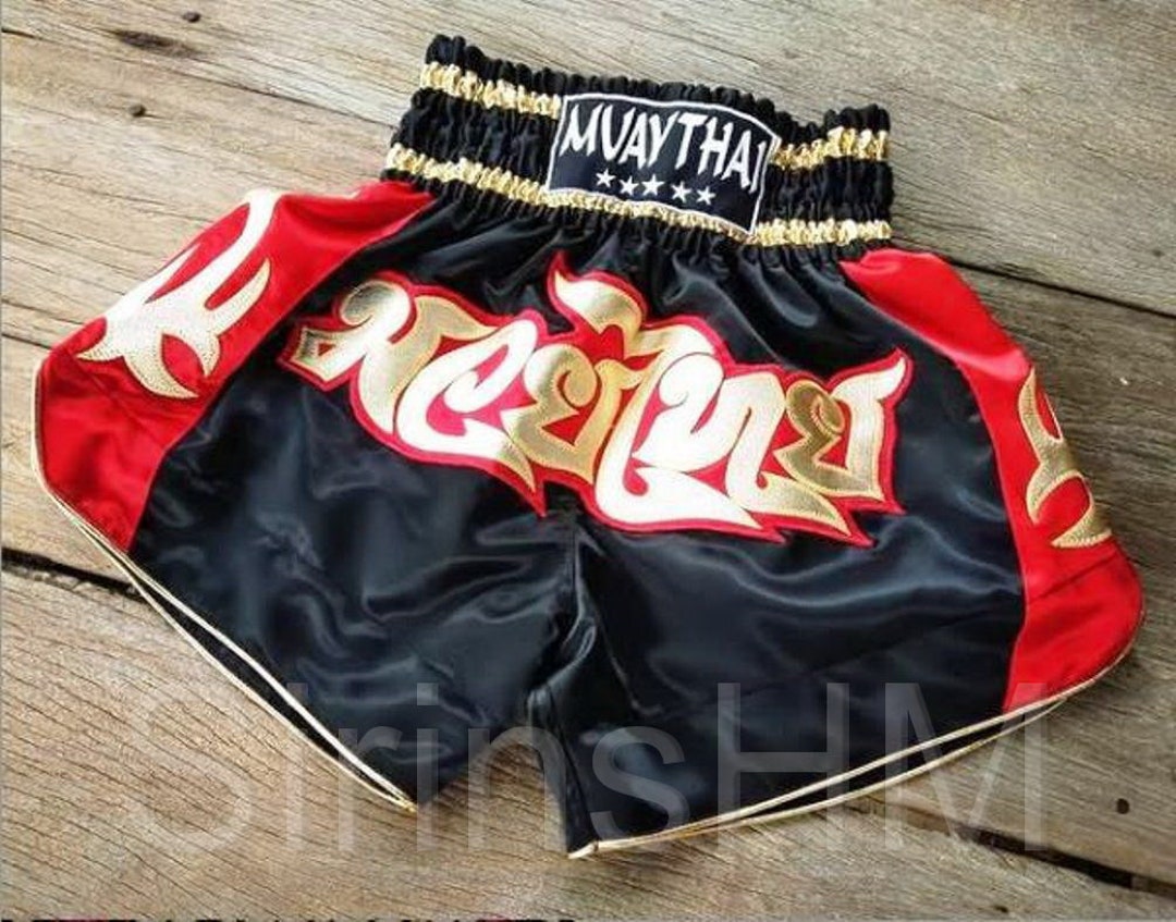 Short kick boxing personnalisé sale