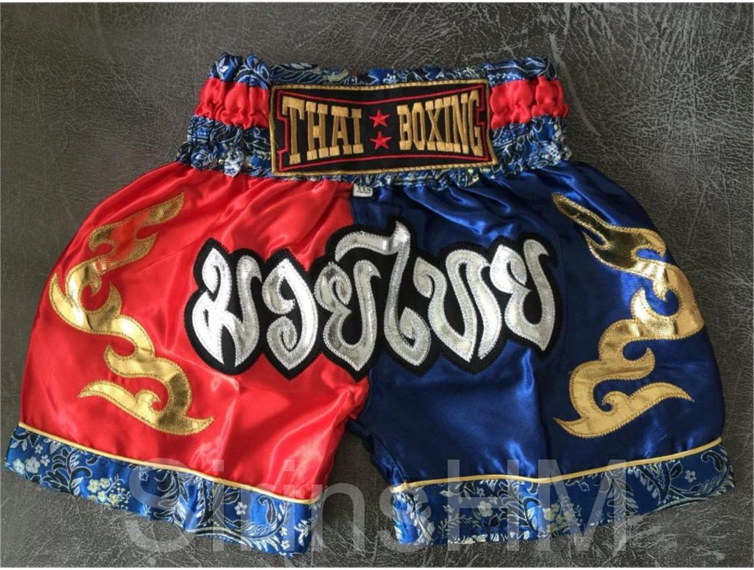 Lollipop Red Heart Print Pattern Muay Thai Boxing Shorts main image 1