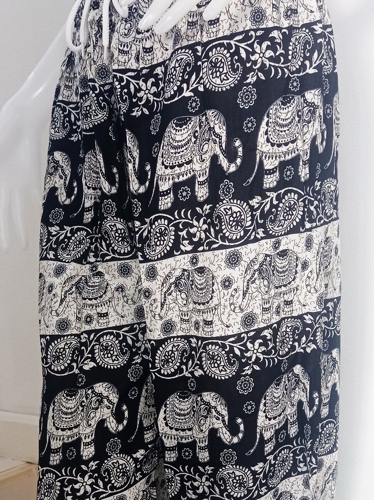 Big Size Unisex Thai Elephant Pants Set F, Boho Harem Pants , Bohemian  Aladdin Pants,thai Pants,yoga Pants,beach Pants,thailand Made 