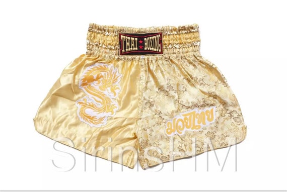 PANTALON MUAY THAI ORIGINALS ADULTO AMARILLO