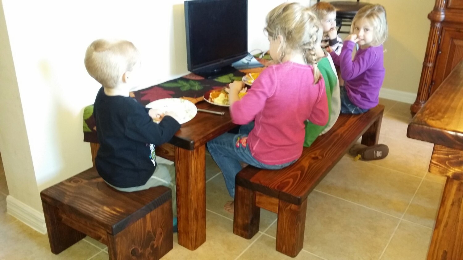Kids Farm Table aka Children's Farmhouse Table Kids | Etsy