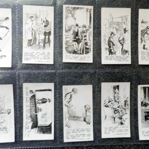 Punch Jokes Complete Set of 50 by Rothmans Cigarette Cards Issued 1935 Punch Cartoons Periodical Rare image 8