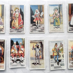 Gilbert and Sullivan ( 2nd series ) Complete Set of 50 by John Player & Sons Cigarette Cards  Issued 1927     History Rare Opera Music