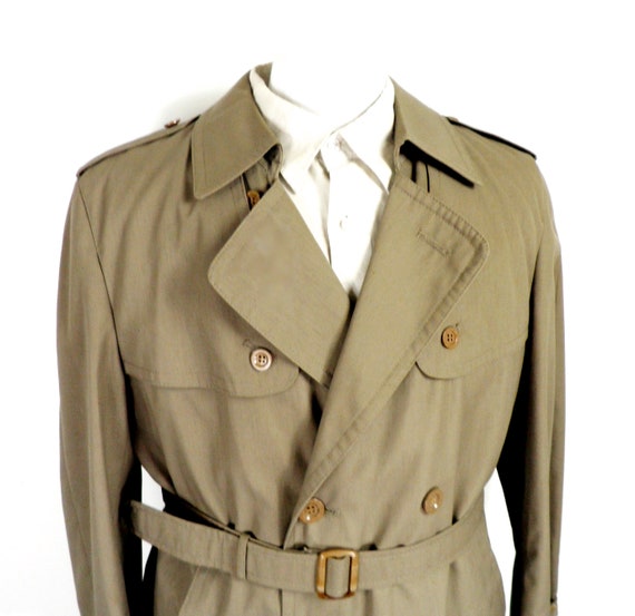 【60s】Euro Vintage Cotton Belted Coat 46 Vintage 70's YOUNG DIMENSIONS at Saks Fifth Avenue SKAT Coat