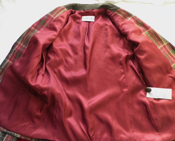 Wool and Silk, Tweedy Plaid / Check, Vintage Jack… - image 8