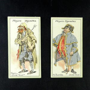 Characters From Dickens Cigarette Cards by John Player & Sons 1923 Set of 50 History Literature Dickens Collectable
