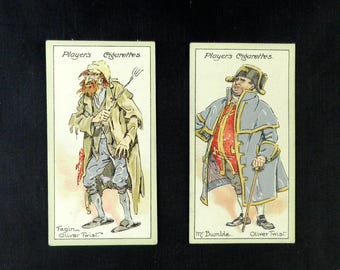 Characters From Dickens Cigarette Cards by John Player & Sons 1923 Set of 50 History Literature Dickens Collectable