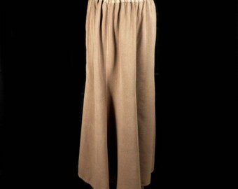1980s New Silk Long Skirt by Magazine Made in UK and NL Size M Classic Luxury Holiday