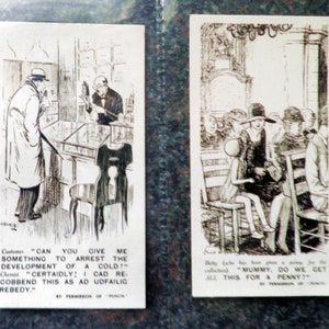 Punch Jokes Complete Set of 50 by Rothmans Cigarette Cards Issued 1935 Punch Cartoons Periodical Rare image 7