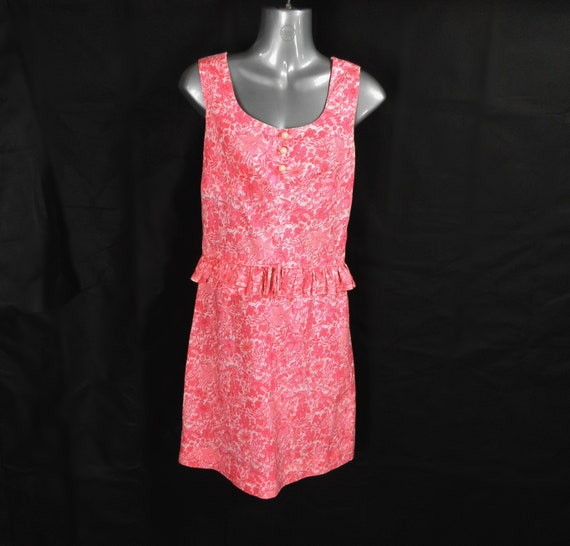 1960s Dollyrockers Iconic Pink Chintz Flora Libert