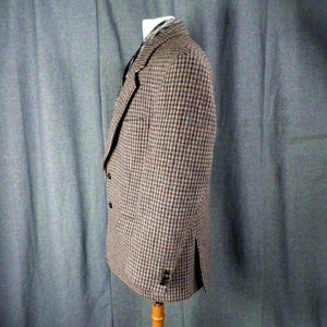 1970s Harris Tweed Oatmeal Blue Mossy Green and Brown Check - Etsy