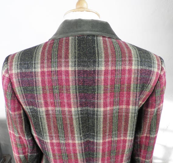 Wool and Silk, Tweedy Plaid / Check, Vintage Jack… - image 6