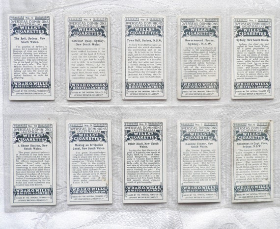 cigarette cards australia 1920s Australian Schools (27) in Powerhouse Collection - 'Arms of