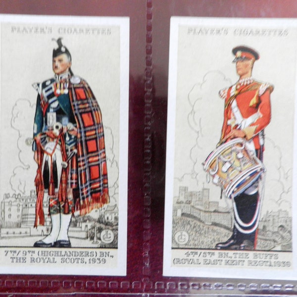 Uniforms of the Territorial Army Cigarette Cards by John Player & Sons 1939 Set of 50 History Military Uniforms  Collectable