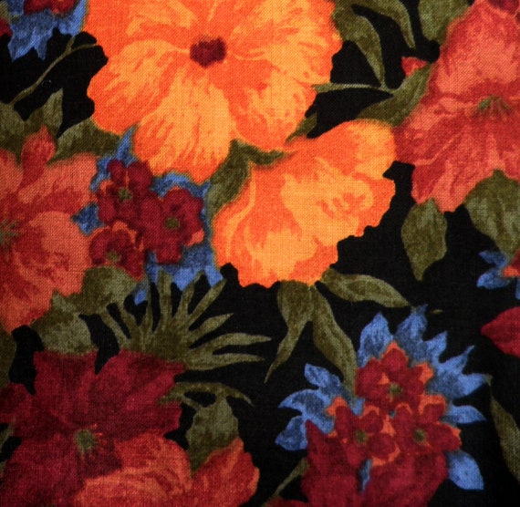 1980s Liberty Varuna Wool New Burnt Orange Red Bl… - image 9