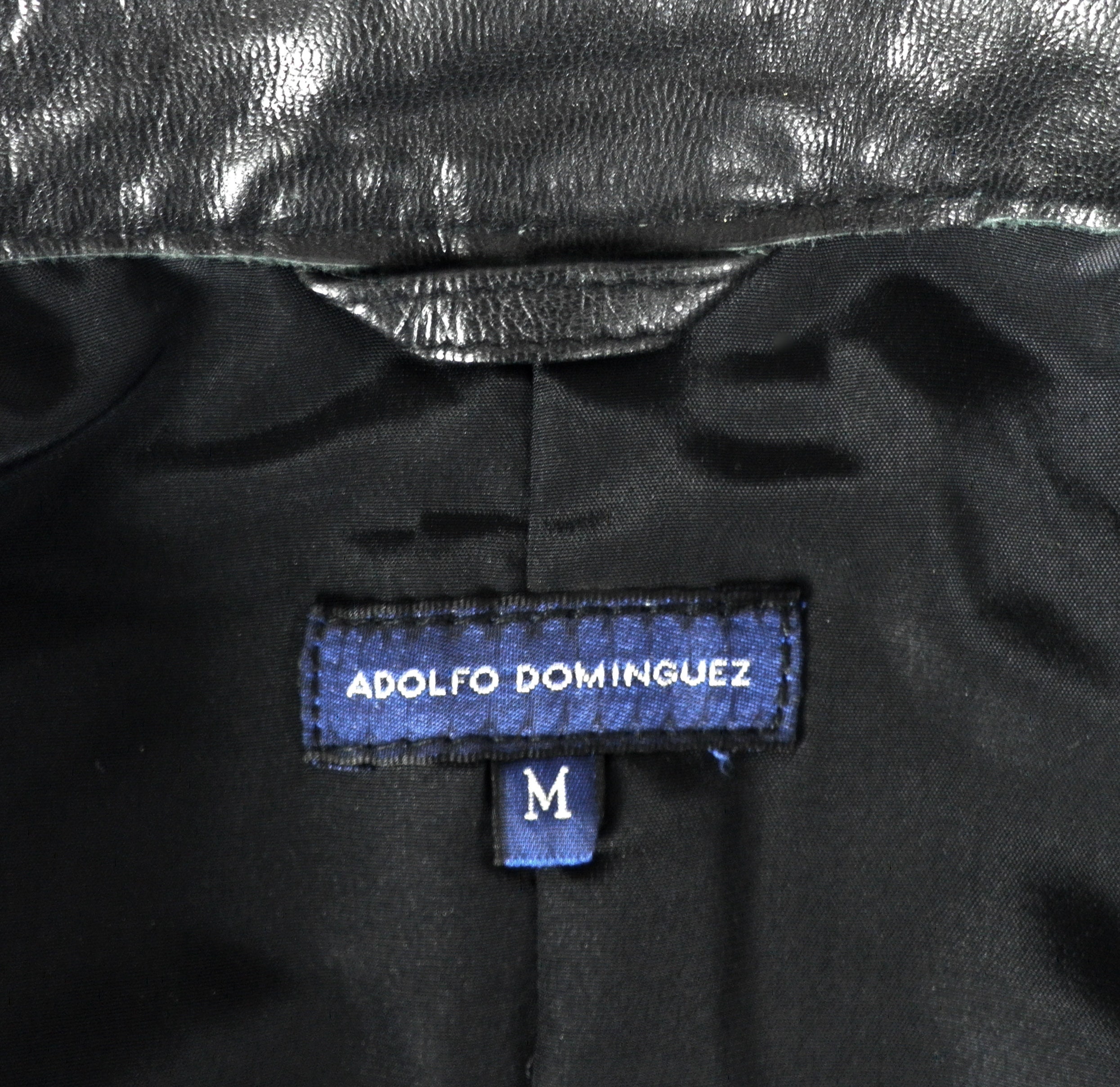 1990s New Luxury Designer Black Ultra Fine Leather Dress Jacket by Adolfo Dominguez Size S UK 8 10 Classic Catwalk Fashion Biker Style Etsy UK