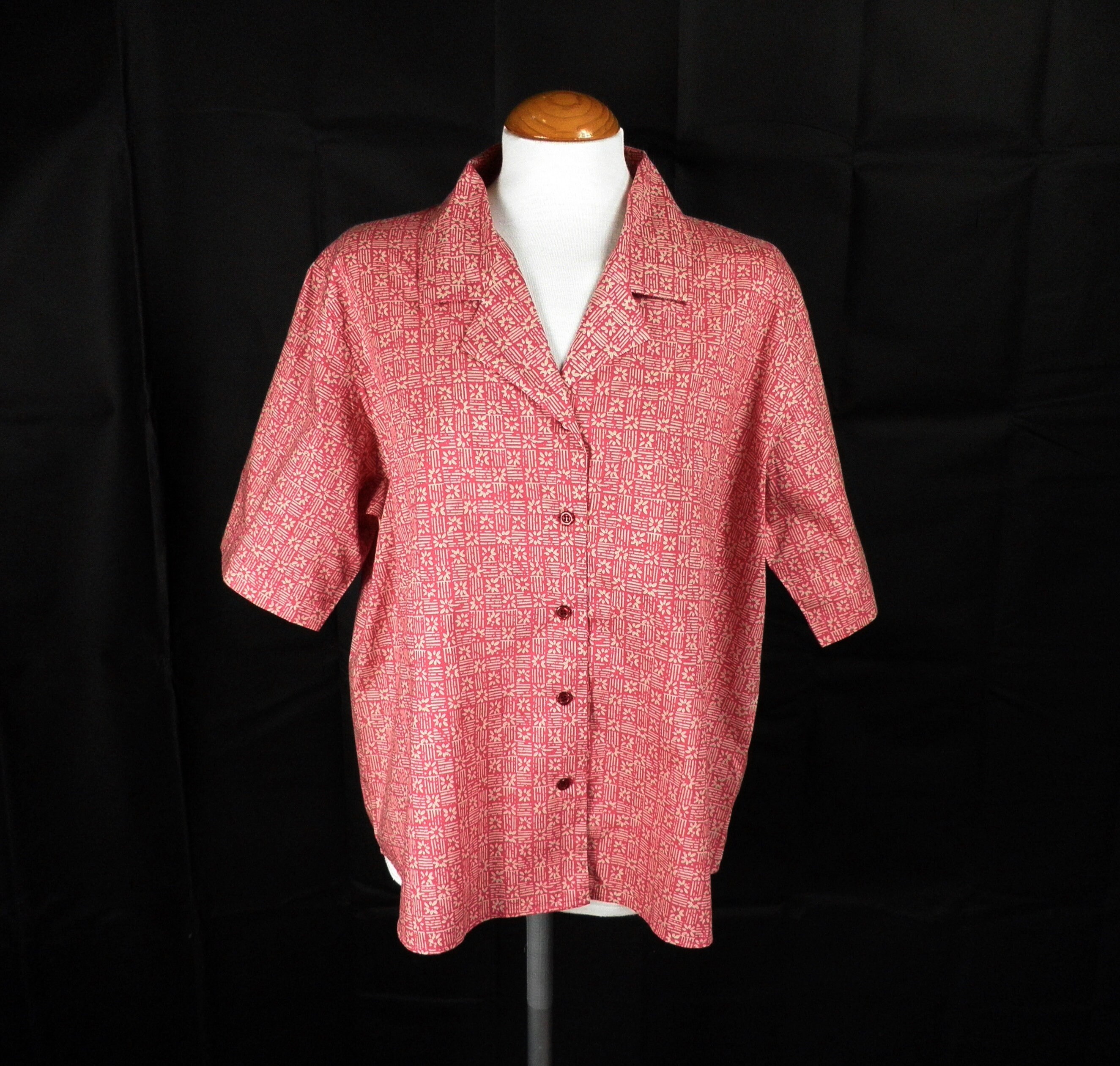 KEITH Lサイズ / キースエルサイズ 【Lサイズ】Anniversary Edenham Liberty Print Half Sleeve Blouse Anniversary Edenham Liberty Print Half Sleeve Blouse