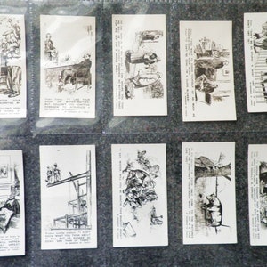 Punch Jokes Complete Set of 50 by Rothmans Cigarette Cards Issued 1935 Punch Cartoons Periodical Rare image 3