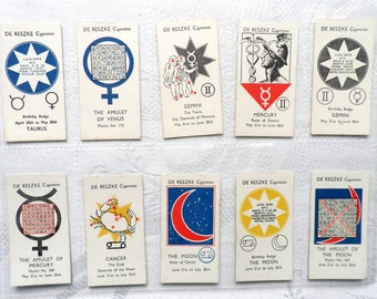 Lucky Charms Cigarette Cards by WD & HO Wills 1923 Full Set of 50