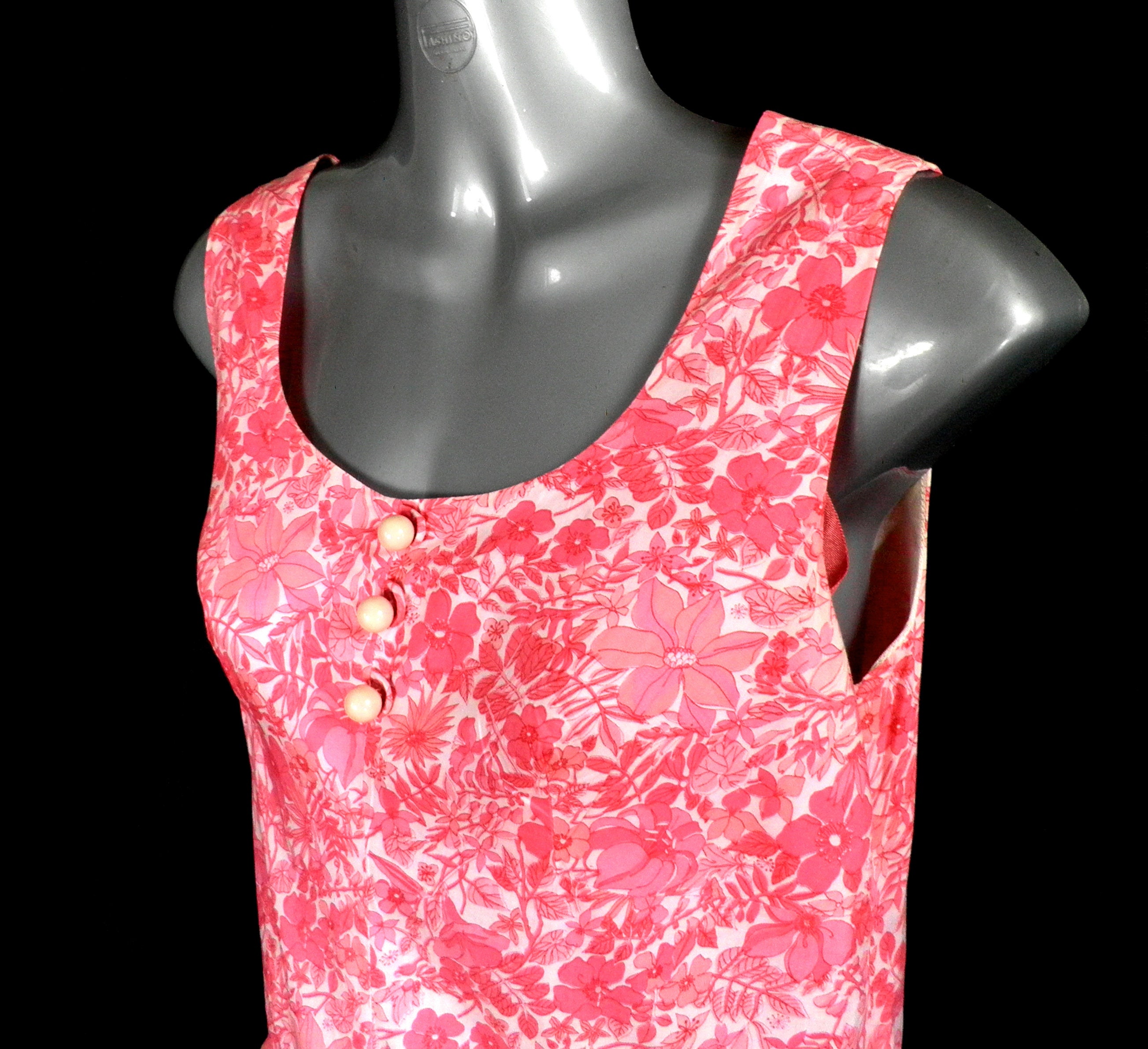 1960s Dollyrockers Iconic Pink Chintz Flora Liberty Print