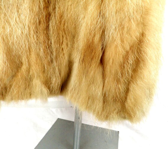 1960s Honey Brown Maxi Fur Coat with 1940s Silhou… - image 8