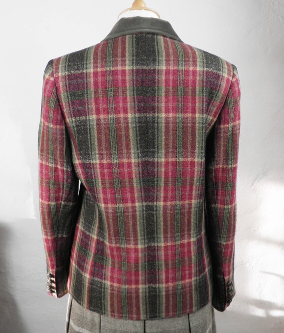 Wool and Silk, Tweedy Plaid / Check, Vintage Jack… - image 5