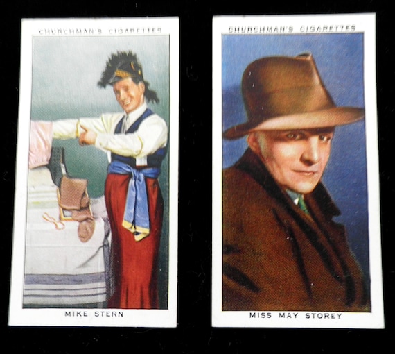 wa & ac churchman cigarette cards In Town Tonight Cigarette Cards by WA & AC Churchman 1938 Set of 50 History  London People Collectable