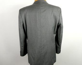 digne collarless jacket coat グレー Z-Zegna 100% Wool City 28QCG4 Drop 7 Dark Gray Striped Suit