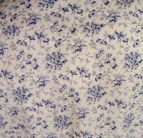 1980s New Liberty Print New Delicate Navy Floral … - image 6