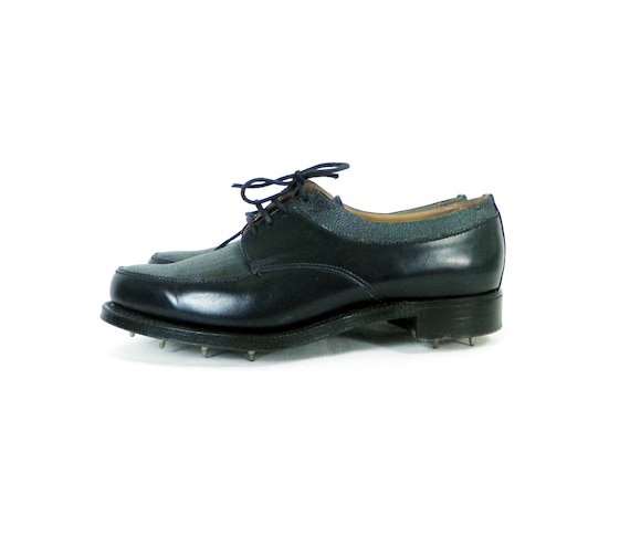 クロケット＆ジョーンズCROCKETT＆JONES　ゴルフシューズ ヴィンテージ クロケット＆ジョーンズ 高級ハンドメイド ダークブルー