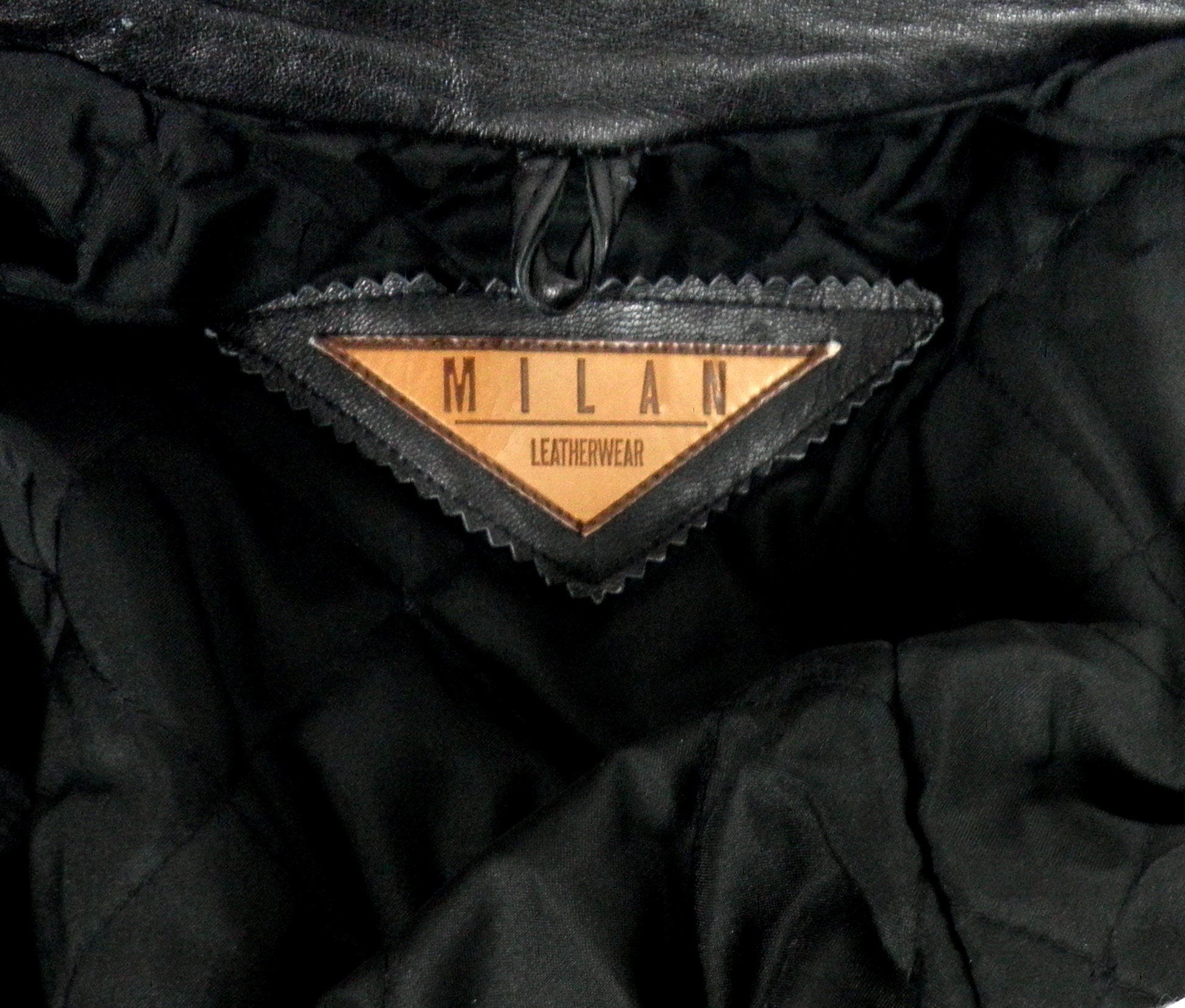 1980s Soft and Supple, Black Leather Jacket, by Milan 1980s Soft and Supple, Black Leather Jacket, by Milan