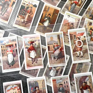 Cries of London ( 2nd Series ) Complete Set of 25 by John Player & Sons Cigarette Cards  Issued 1916 Goods London Sellers Rare