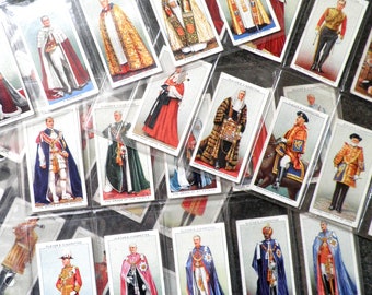 Coronation Series Complete Set of 50 by John Player & Sons Cigarette Cards  Issued 1937 Royalty Coronation Aristocracy Monarchy Rare