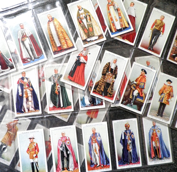 players cigarette cards coronation series 1937 Coronation Series Complete Set of 50 by John Player & Sons Cigarette Cards  Issued 1937 Royalty Coronation Aristocracy Monarchy Rare