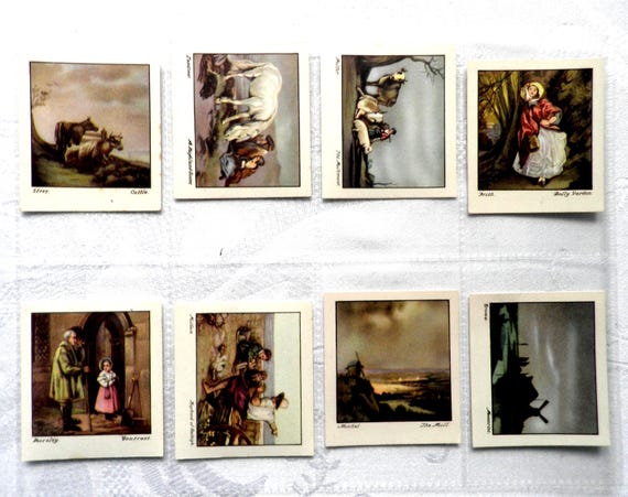 Old Masters Cigarette Cards by Godfrey Phillips 1939 Set of 36 Art Painting  History Present Collectable