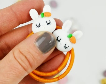Easter Bunny hair bobble, hair bobbles UK, gifts for girls, Easter gift, Easter egg, cute girls hair band