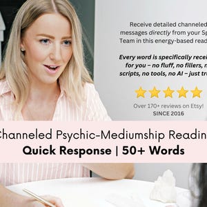 Quick Psychic Reading | Spirit-Led Message (50-150 Words) | 1 Question Channeled Guidance PDF
